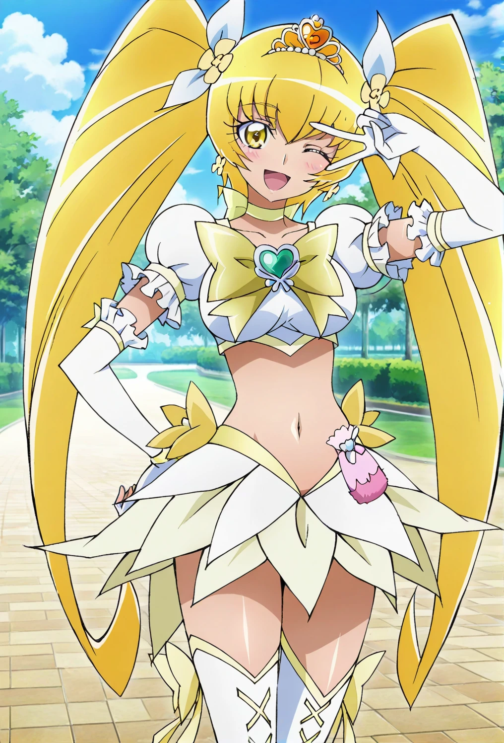 キュアサンシャイン super silhouette