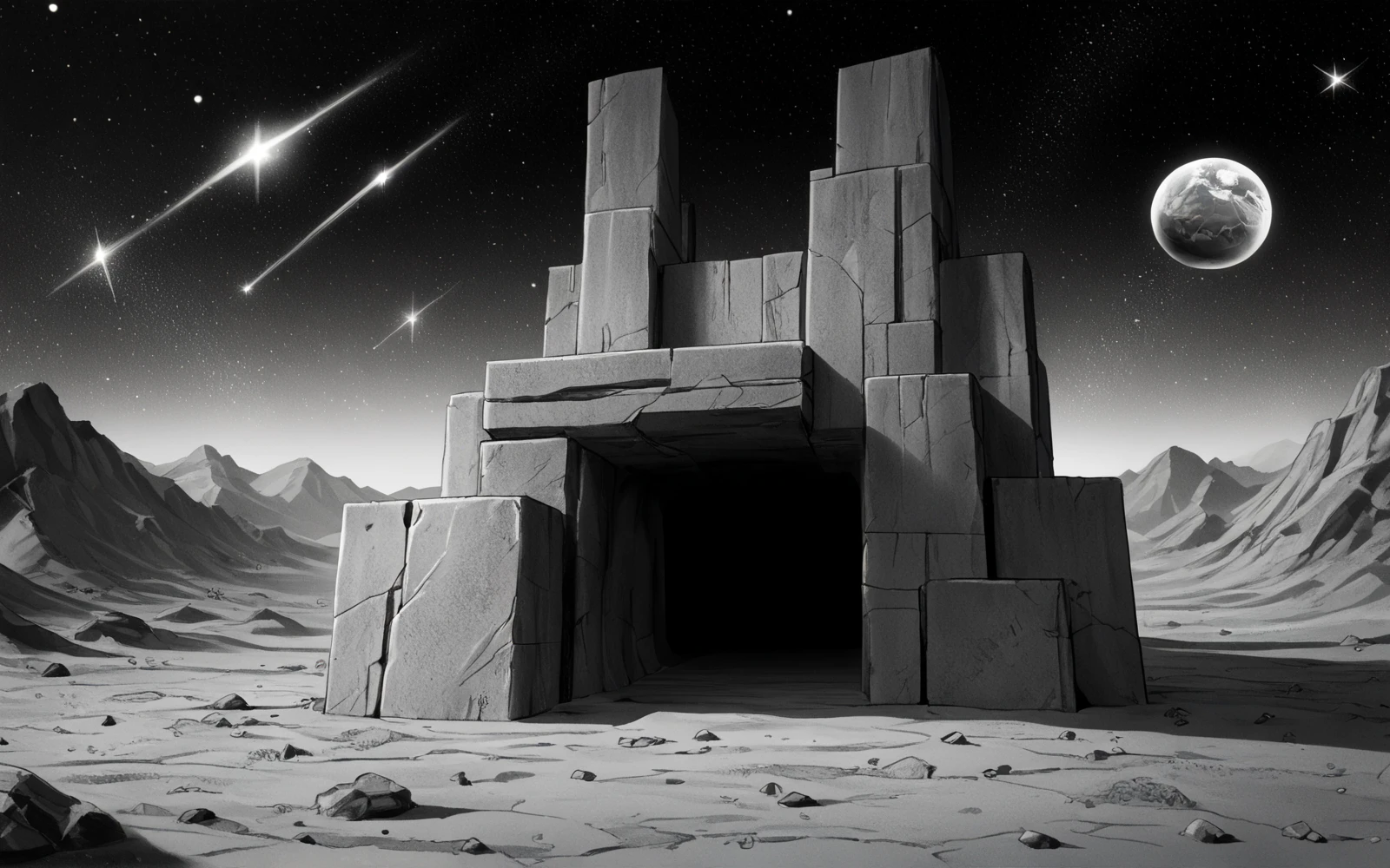 DBM / DBZ Snapperzaff Crossover - Secret XXI Base (black-white / grayscale) - Nova Anime XL ILLU V1