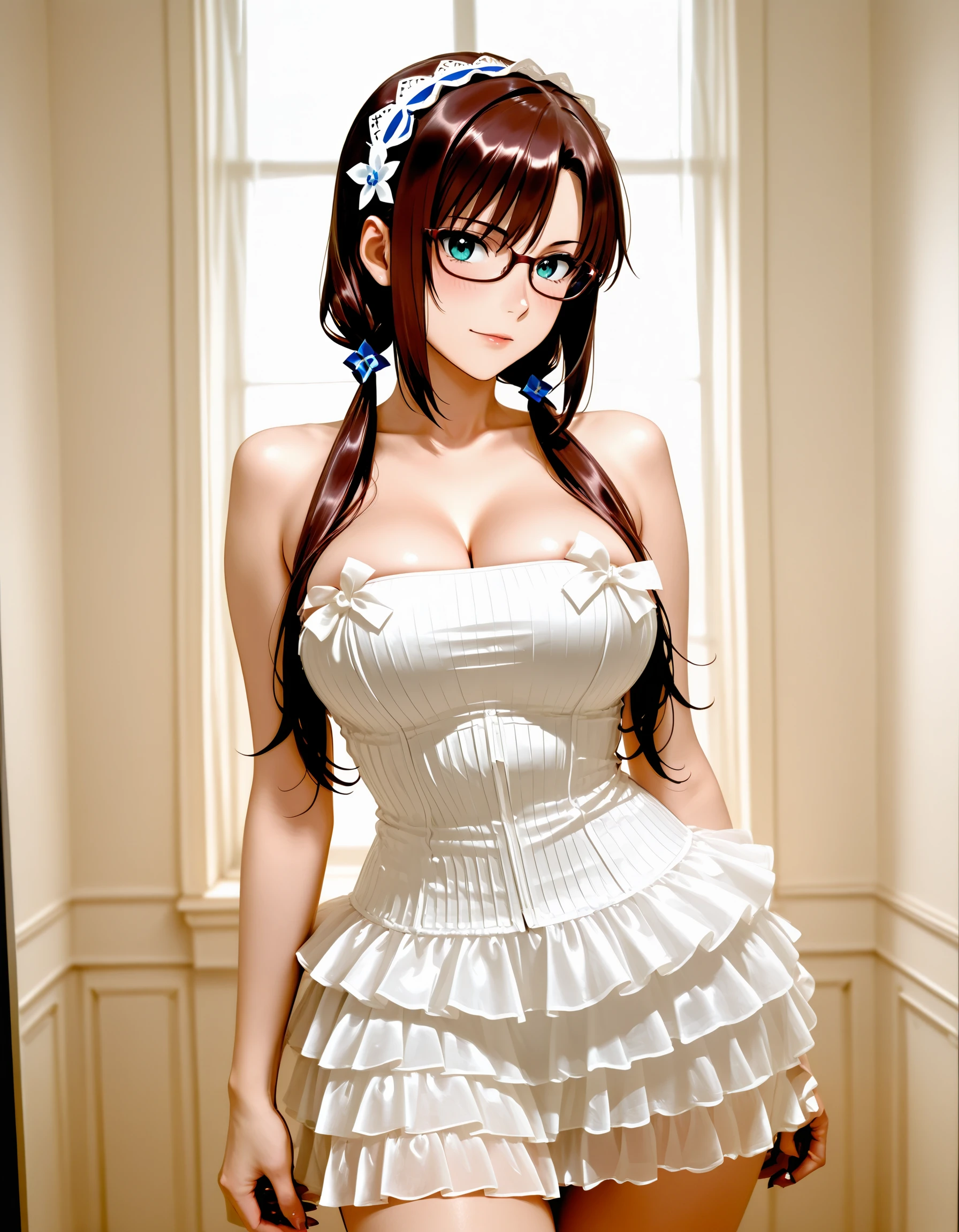 Y2K Sweetina Frilled Mini Dress illust