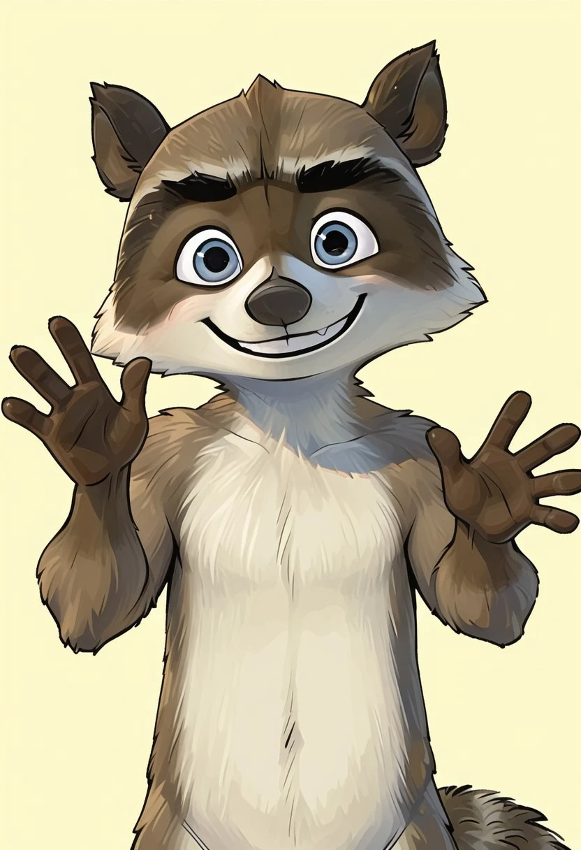 RJ (from the movie: Over The Hedge) for Illustrious V1