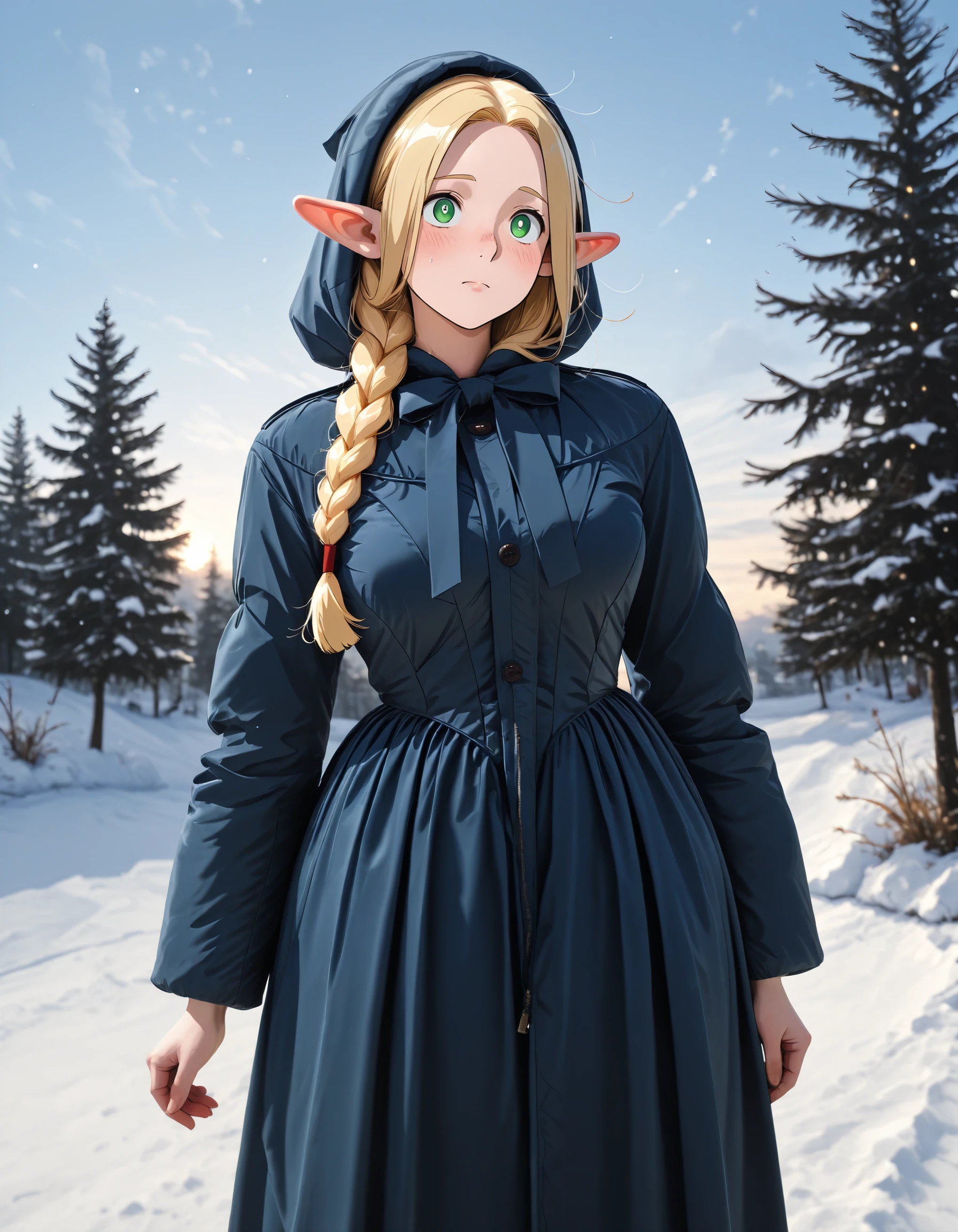 Warrior Down Coat illust