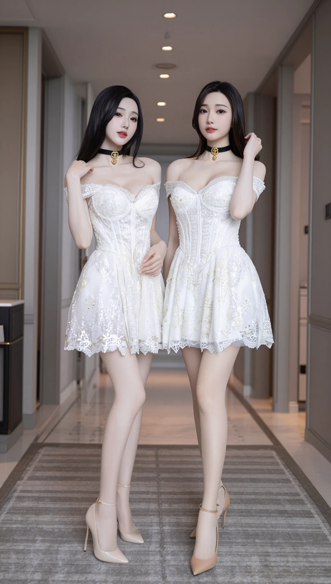  Z-IMAGE Luxury Twin Ballroom Glamour Look — Sparkling Off-the-Shoulder Crystal Embellishment Go v1.0