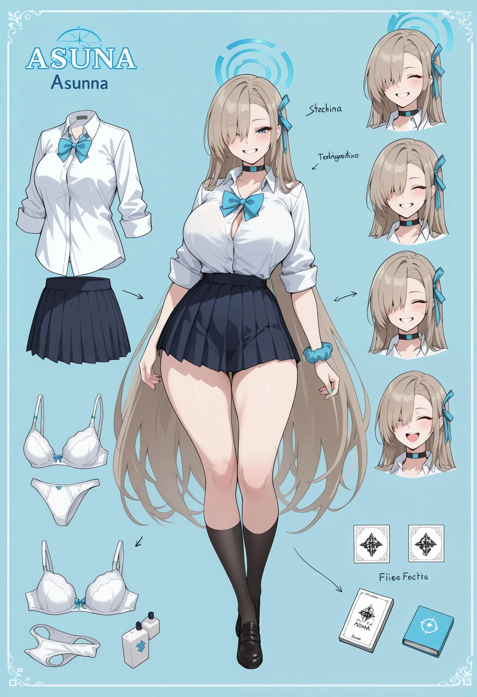 👗Character Design / Reference Sheet with / / v1.0
