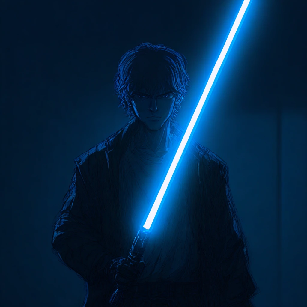 Lightsaber holding (aura farming) V1