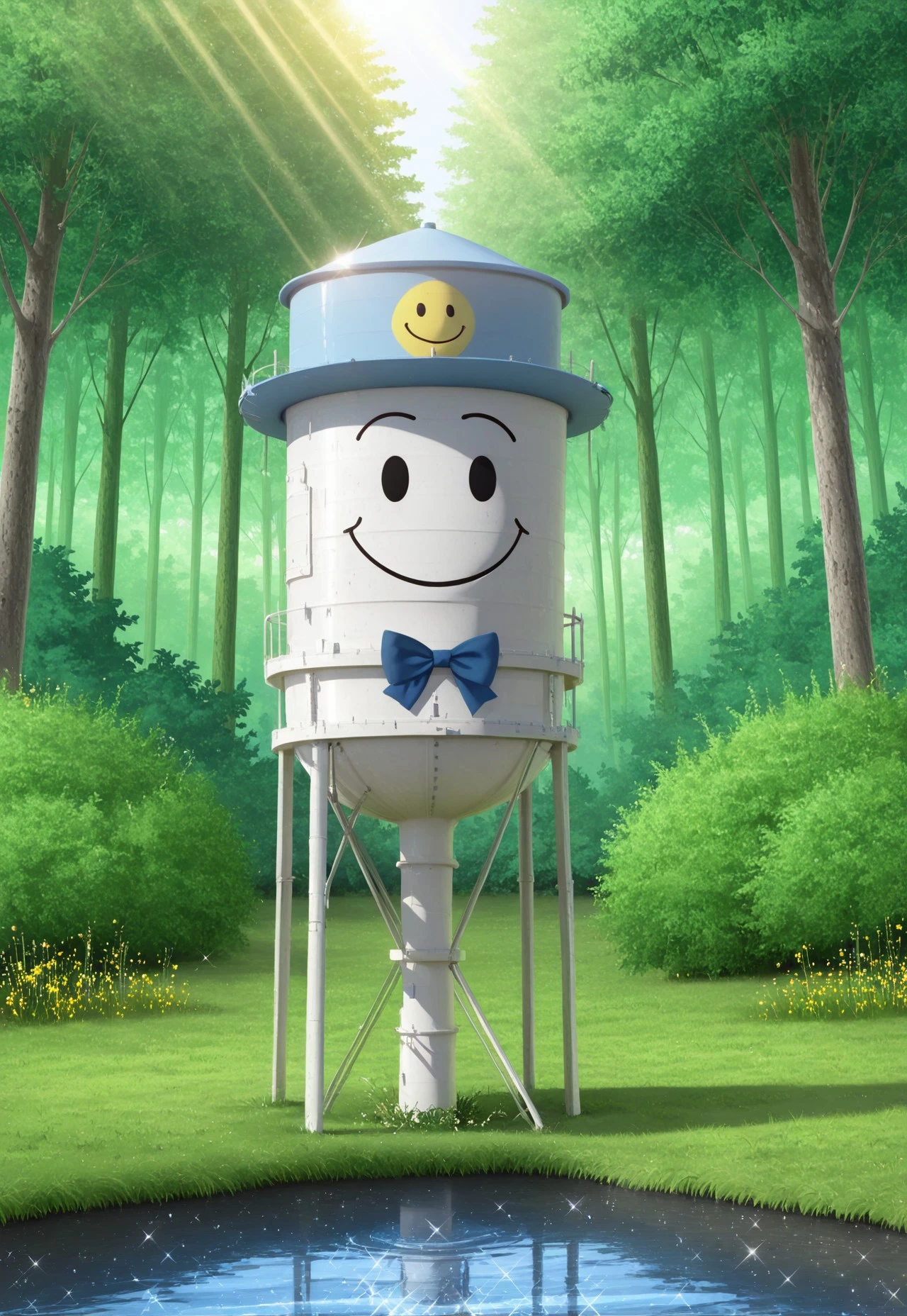 Mr. Smiley (Grand Forks, North Dakota Water Tower) V1