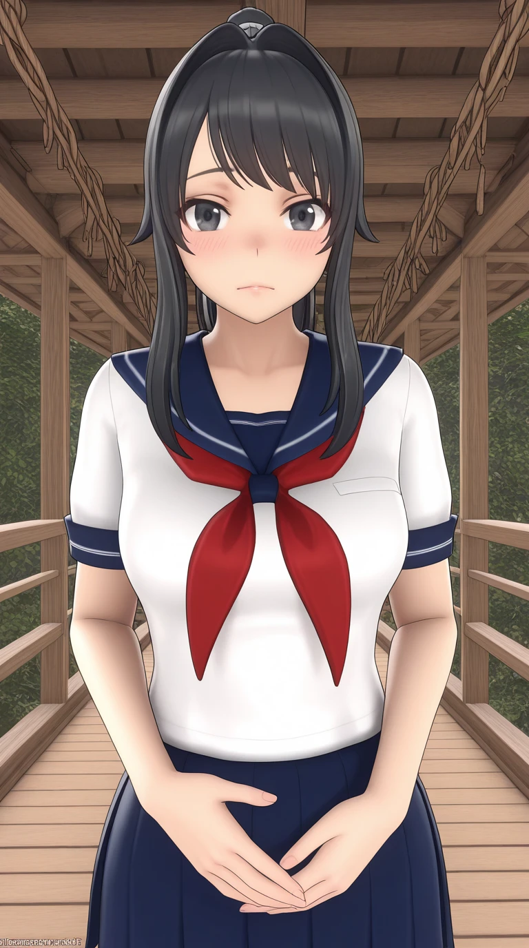 Ayano Aishi - Yandere Simulator ingame