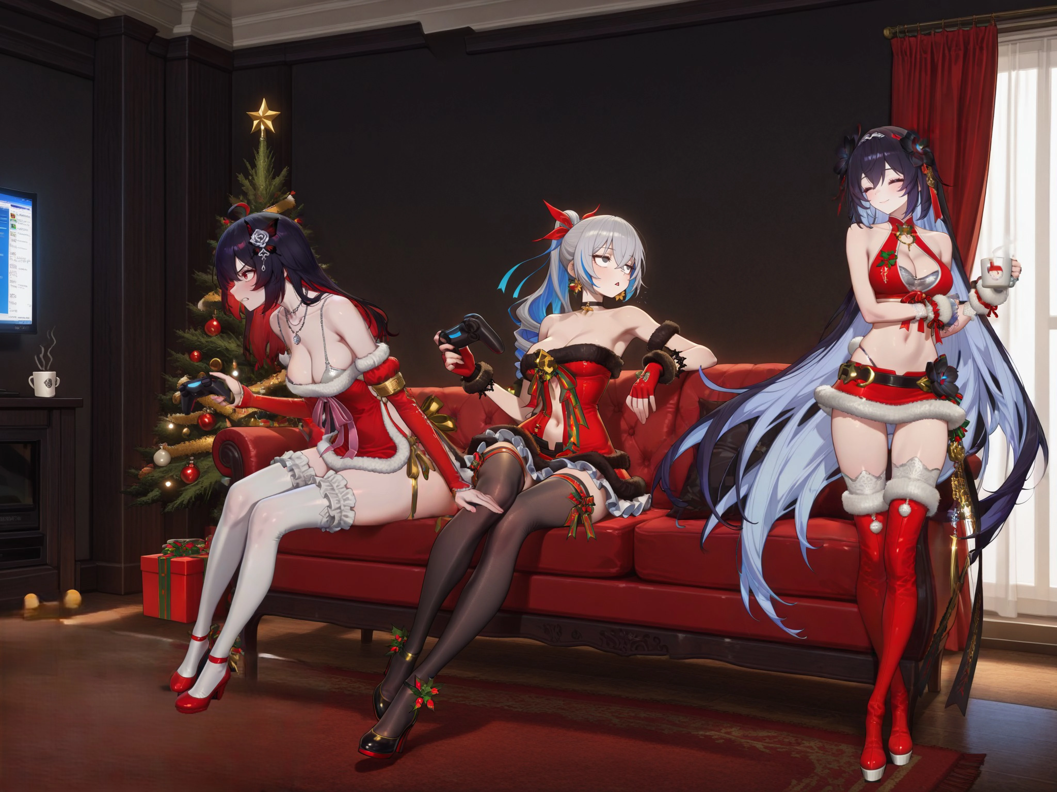 Blade and Soul Silent Night Outfit Pack (3 outfits) v1.0