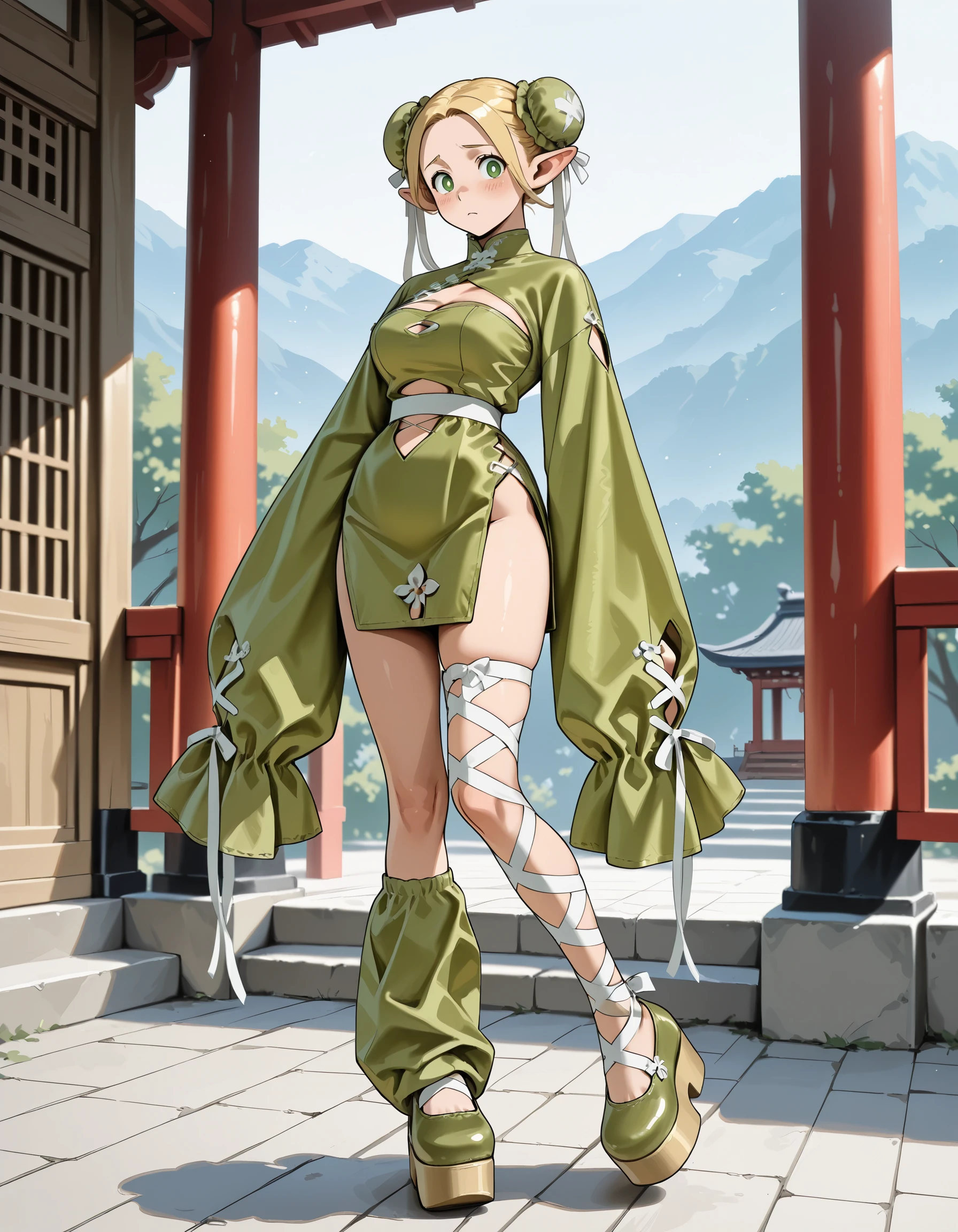 Cheongsam Streetwear Dress illust