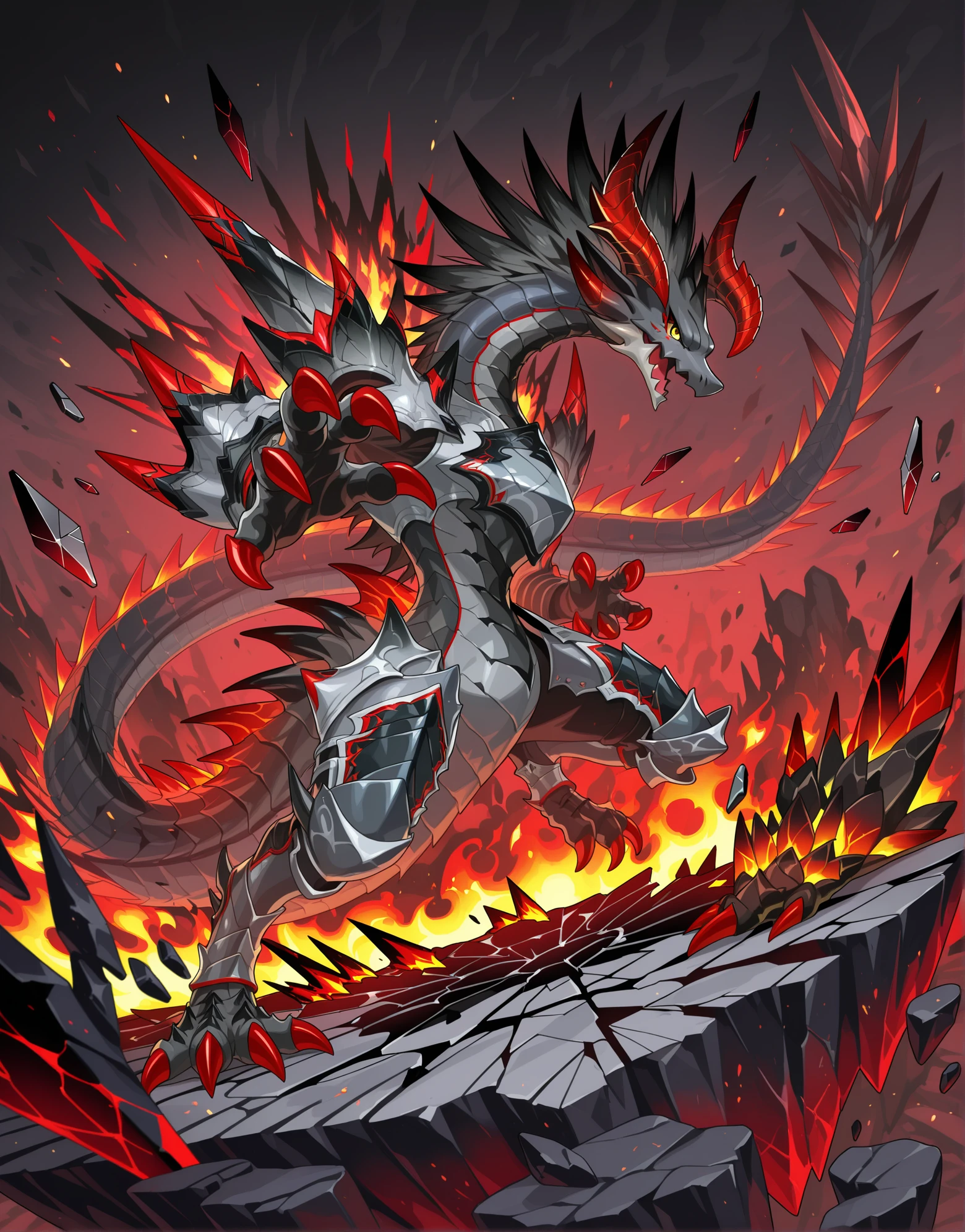 Dragalia Lost-Anthropomorphic Dragons Collect SDXL