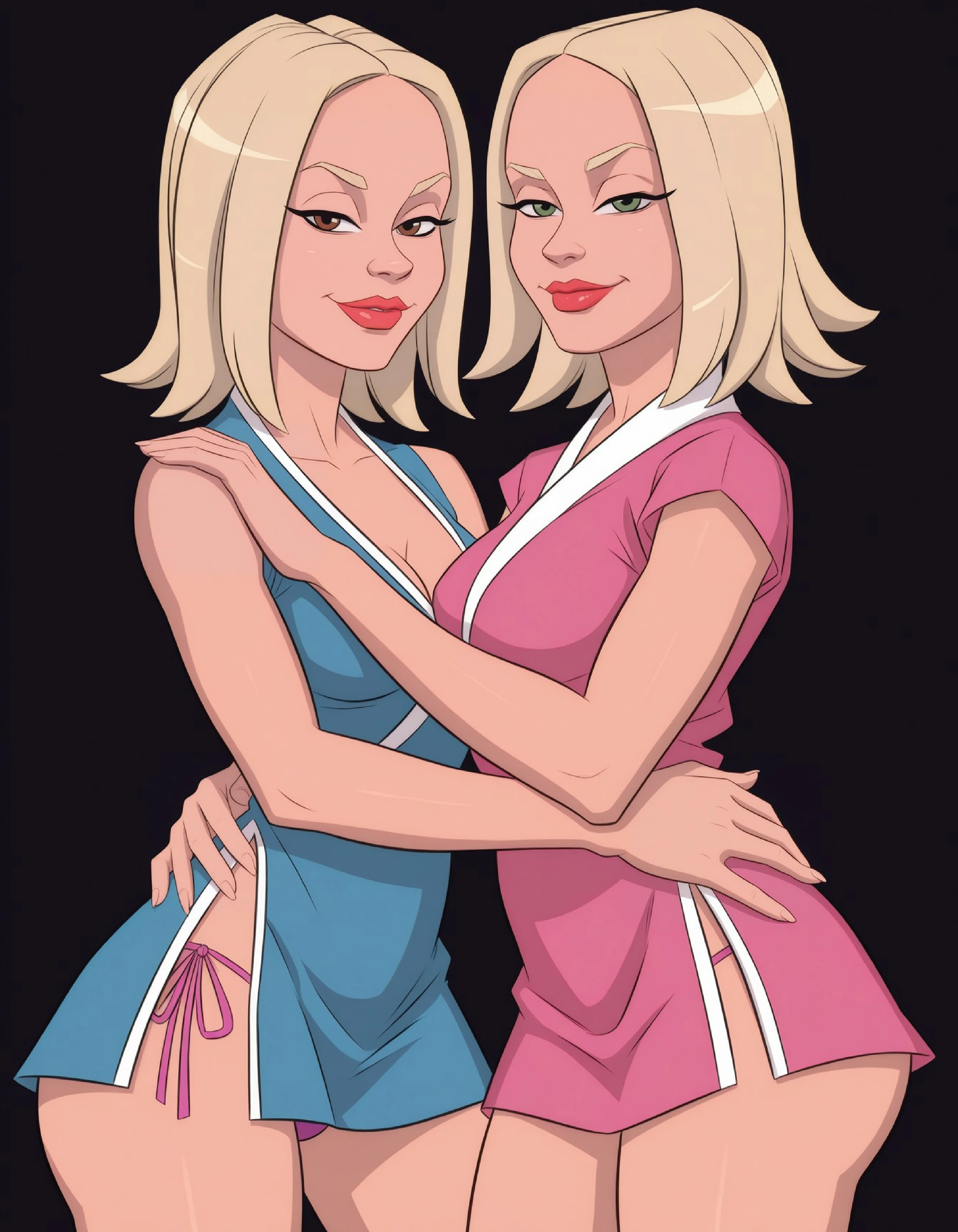 Una and Diana (Booty Farm) V1