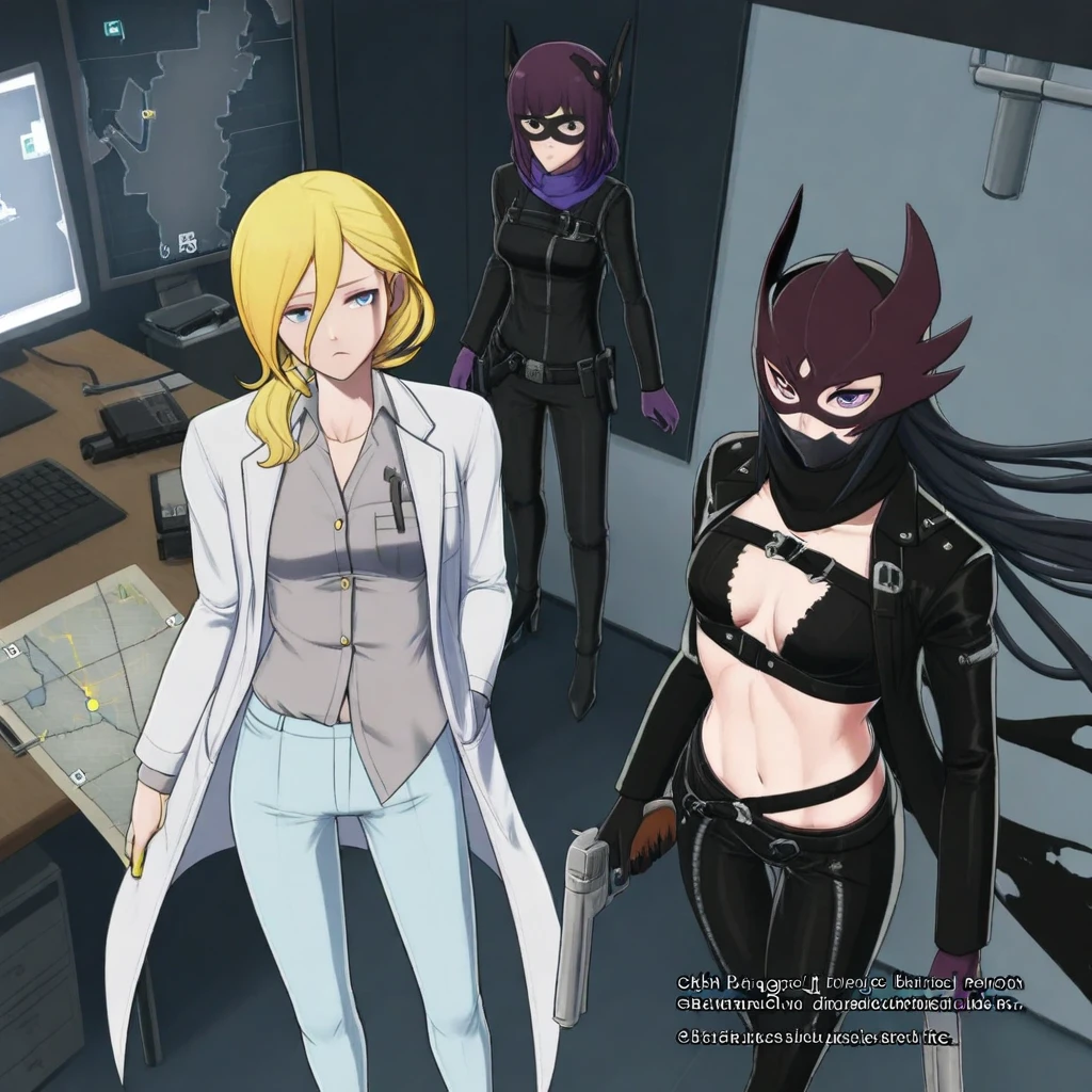 3d Shiroki Asuna, Dr. Monica Simmons, & Beelstarmon -  Digimon Story: Time Stranger V1