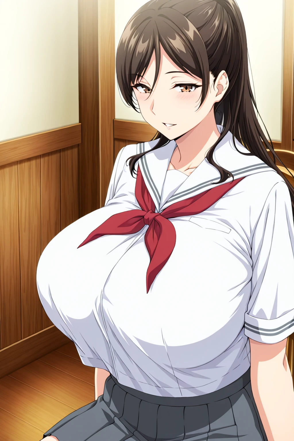 Chitose Ishiwatari 石渡千都世 | Houkago no Yuutousei 放課後の優等生 V1
