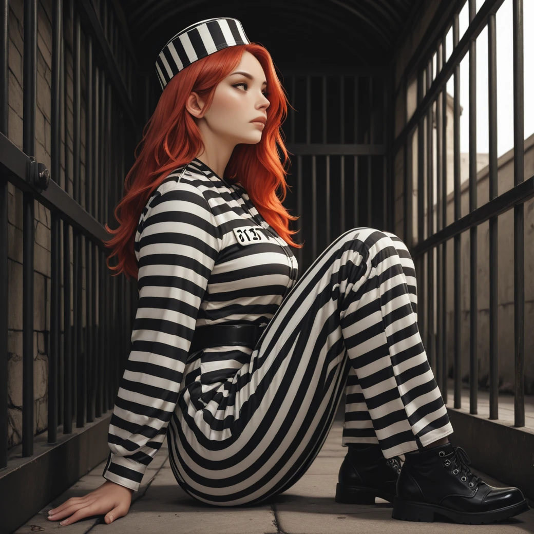 1943 Prison outfit with hat v1.0