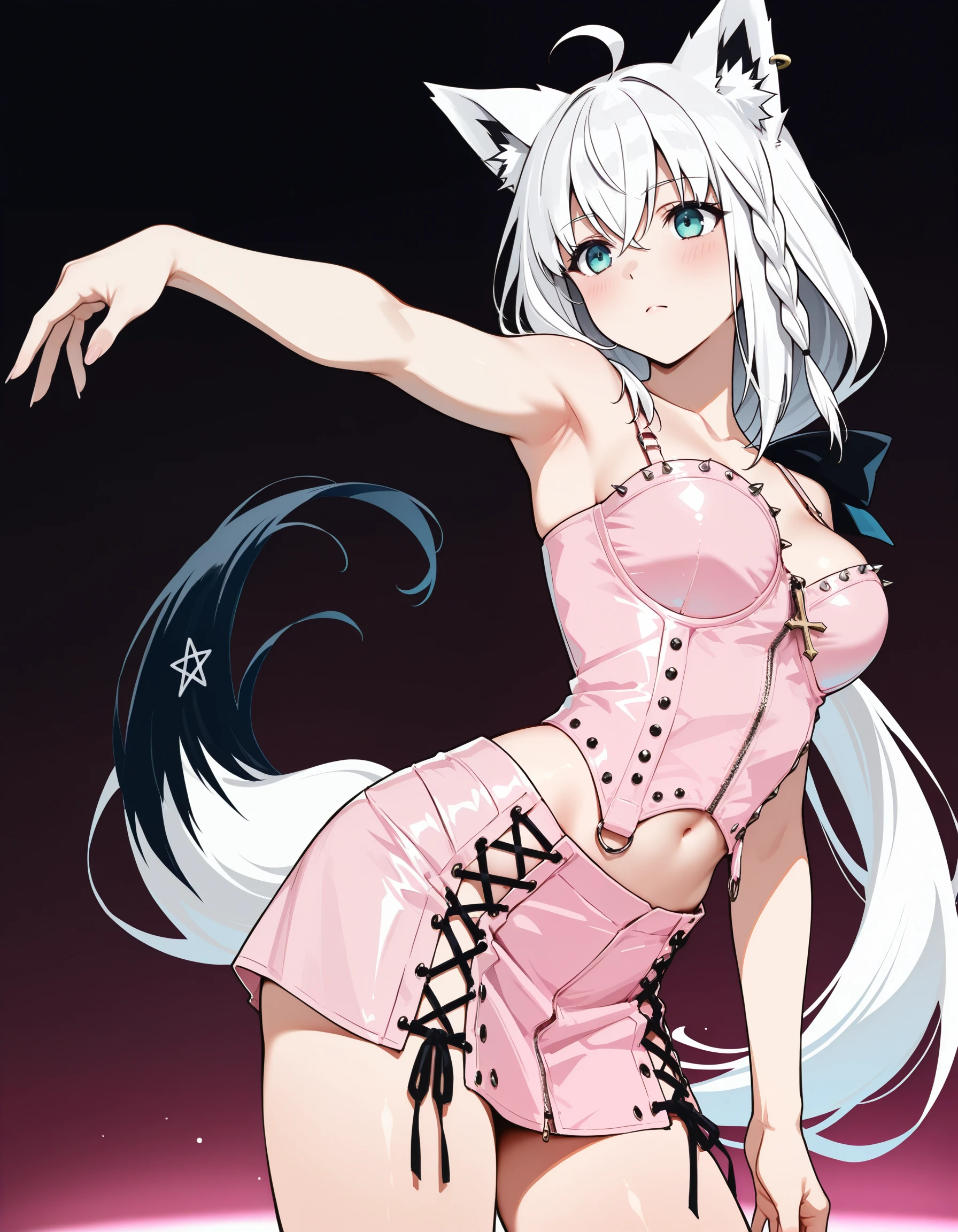 Webcam Thrills Bustier & Skirt illust