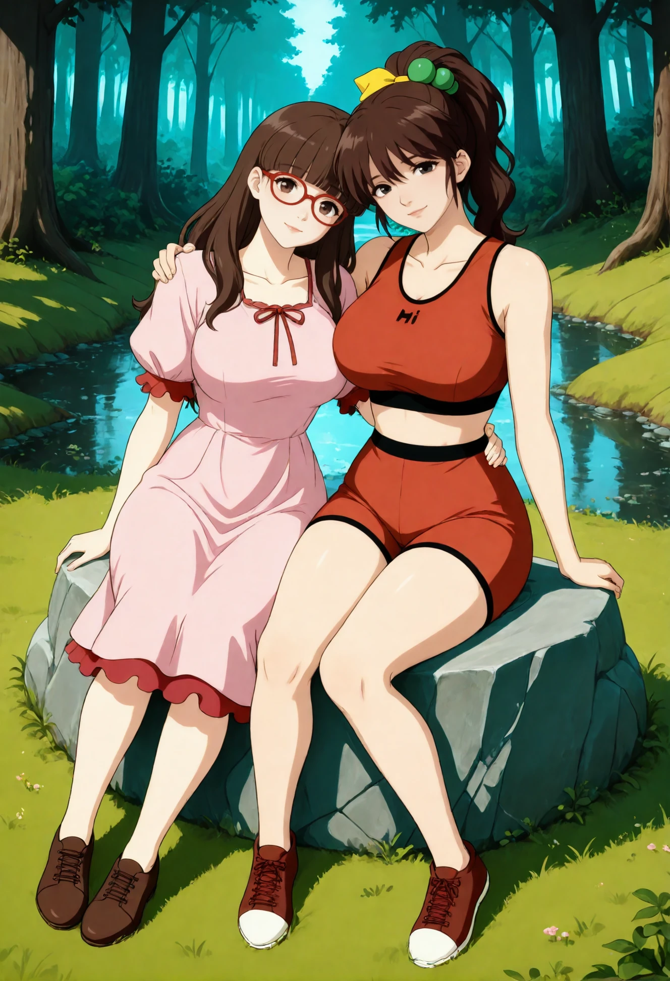 School Of Darkness/獣女教師/小泉 裕子&八城 明美 yuko koizumi & akemi yashiro (yuri couple) Illustrious v1.0