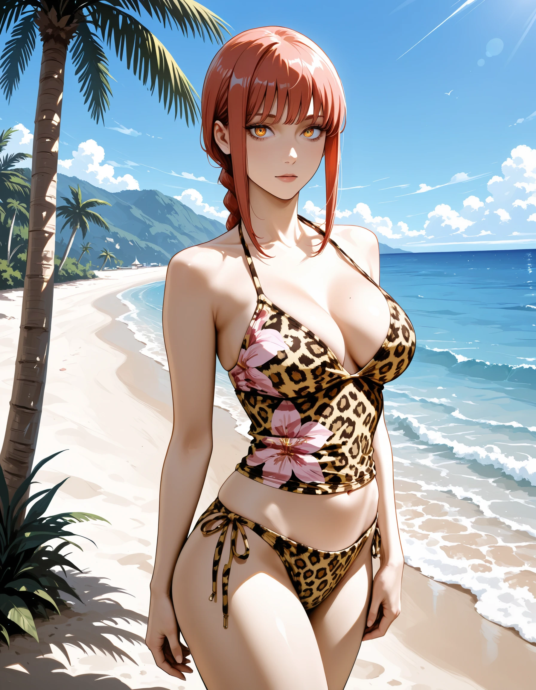 Bonvoyette Floral Animal Print Swimwear illust