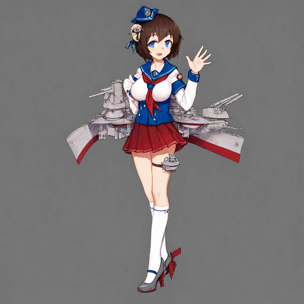 Samuel B. Roberts, Ardent, and Tenryu (Warship Girls R) V1