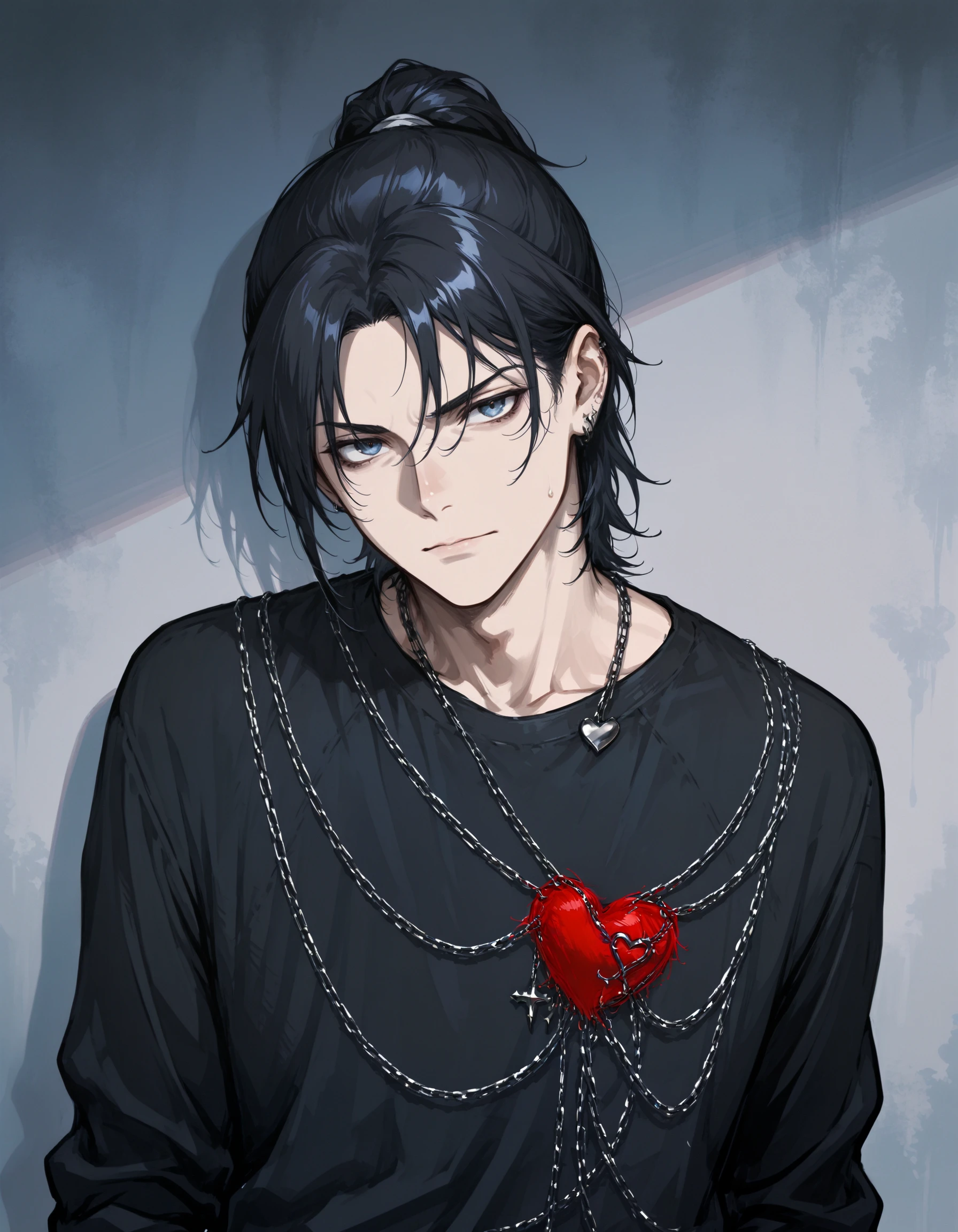 Chained Heart Sweater