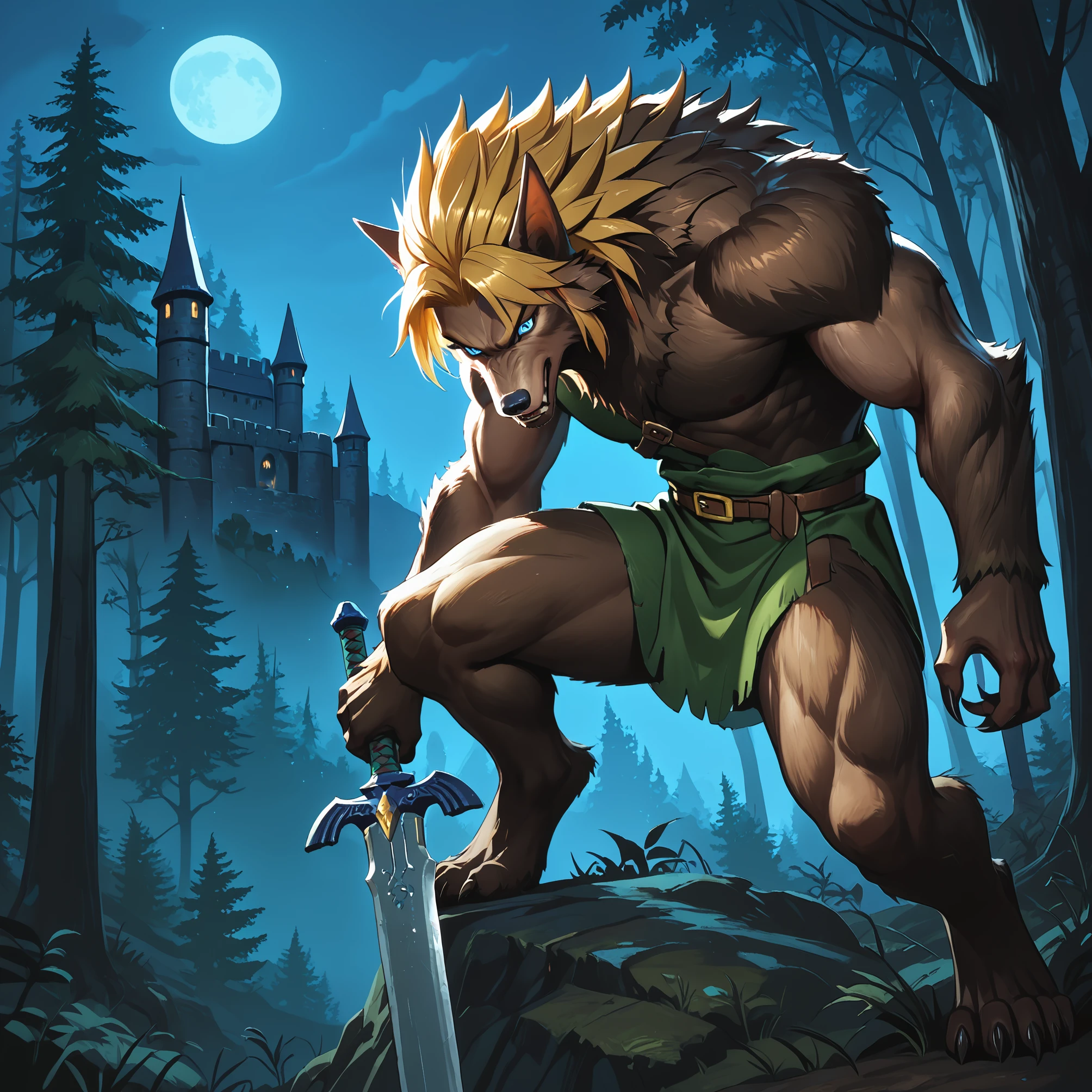 Werelink , Legend of zelda : werewolf transformed link V1