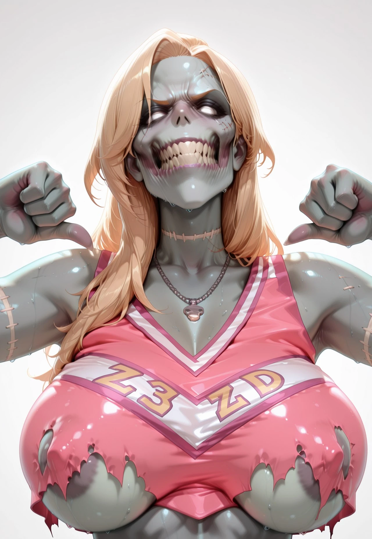 Zombie Cheerleader [OC] v2.0