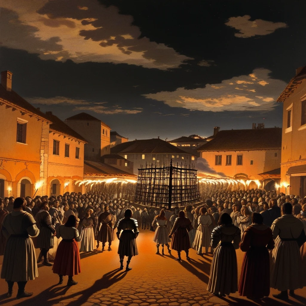 🌆✨ Square in Medieval European Town – A Journey Through Time! ✨🌆 (Pony) V1