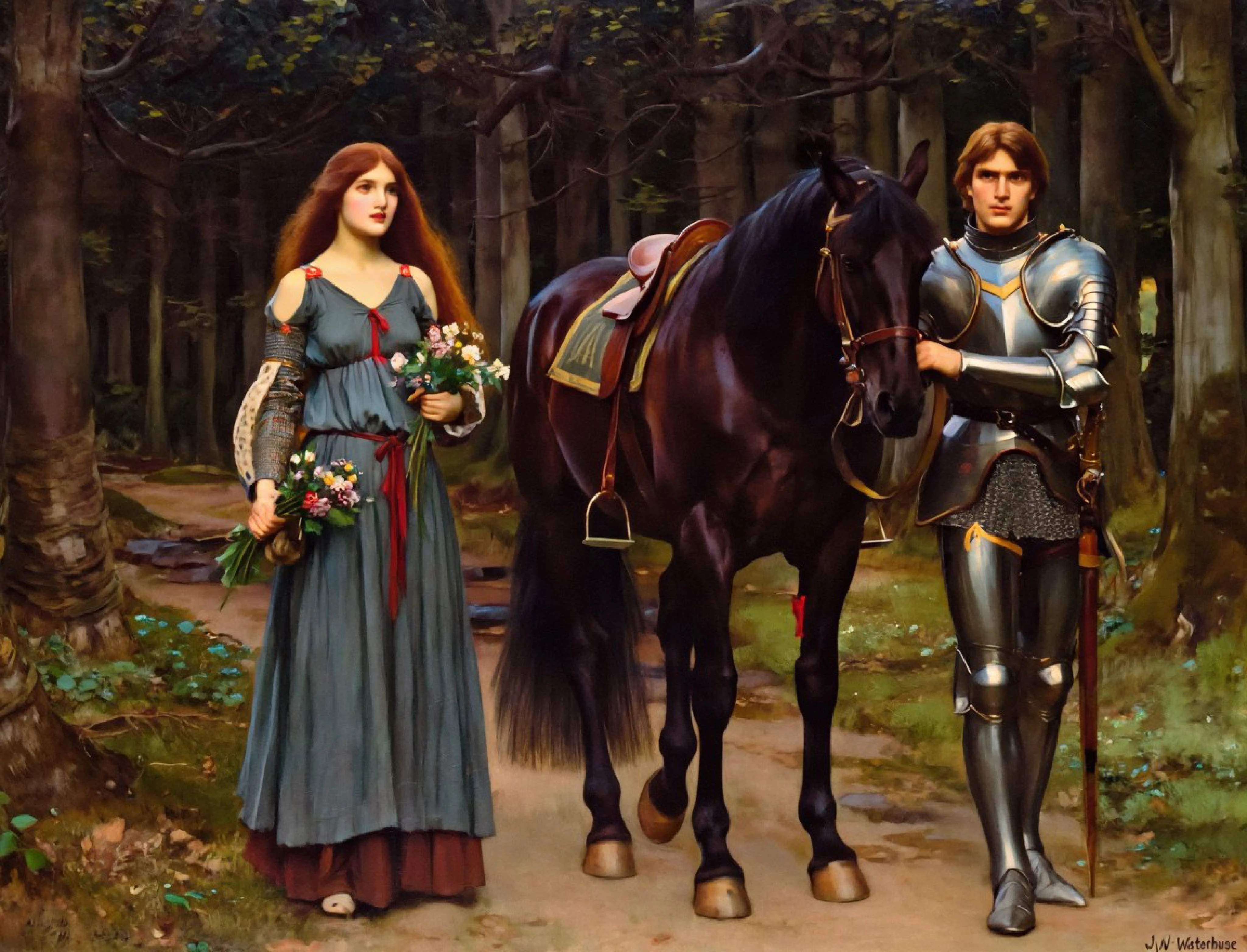 John William Waterhouse Style for Z-Image Base v1.0