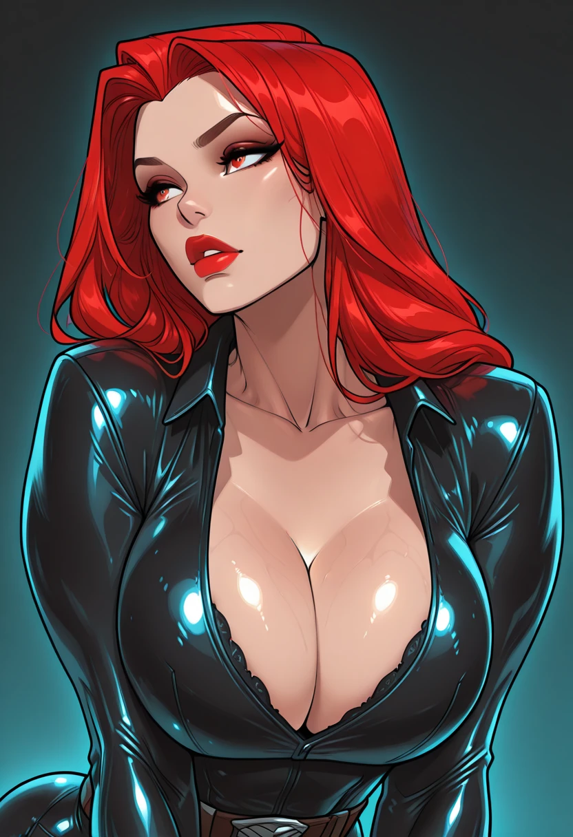 Bimbo Black Widow (Black Skull Art Style) V1