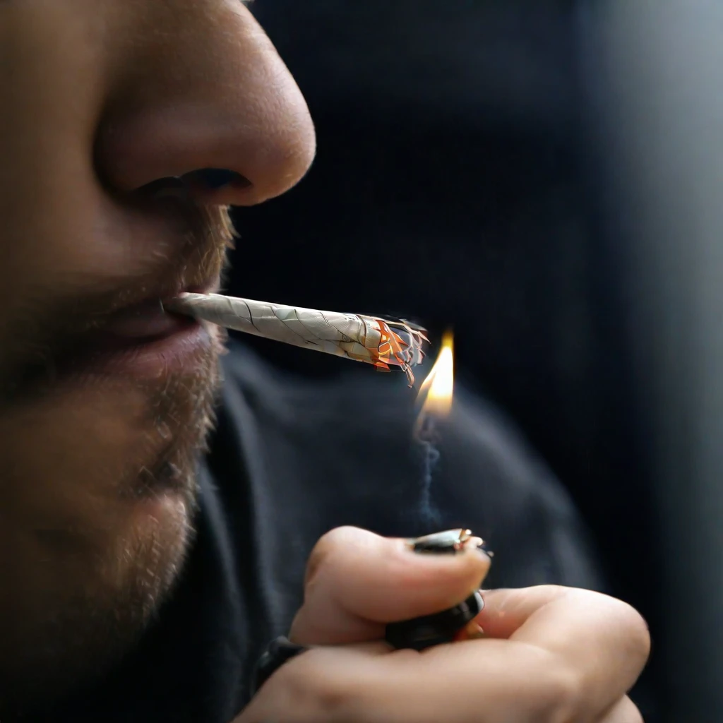 smoking weed V1