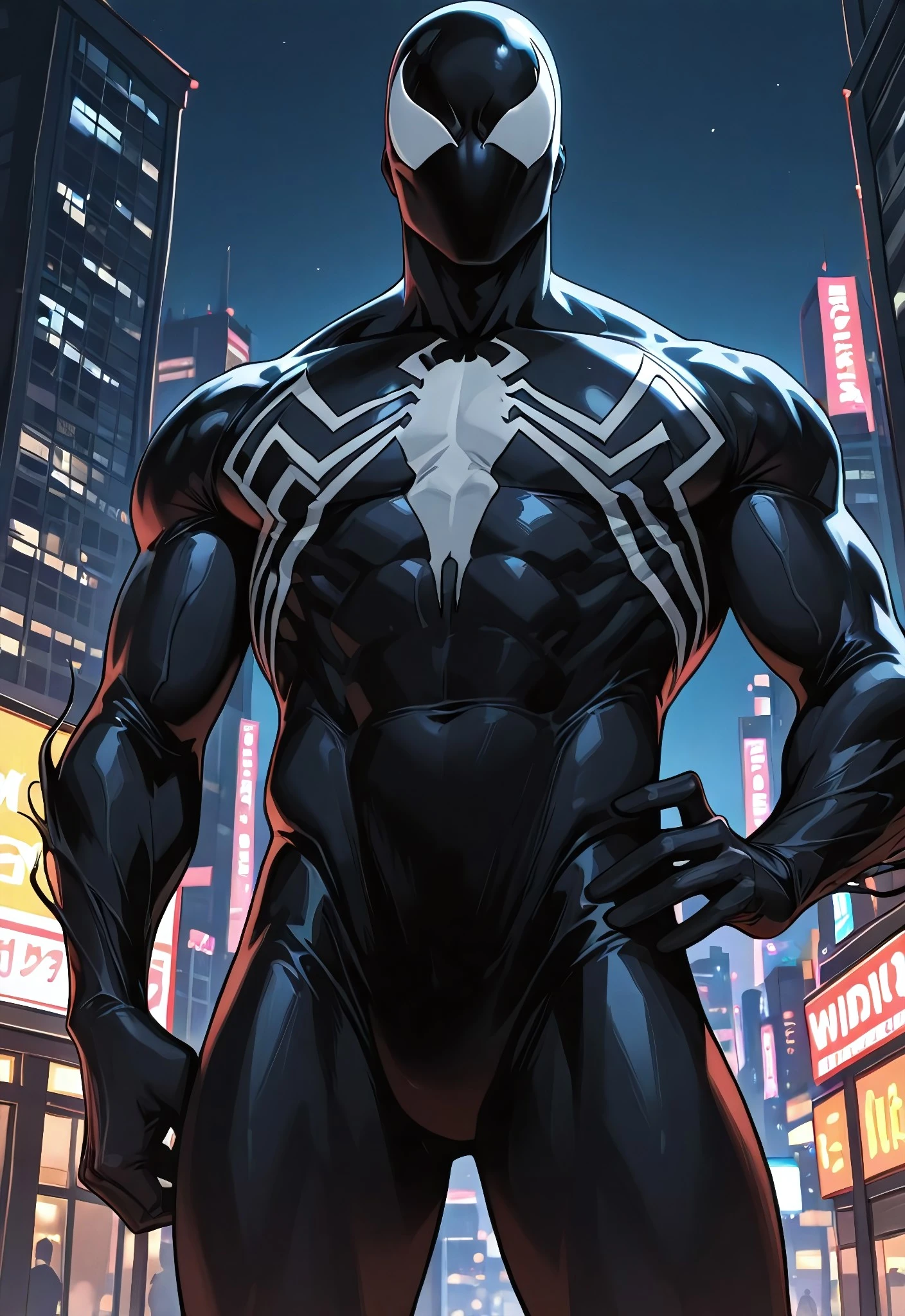 Symbiote "1999" Spider-Man "Blacksuit" (Amazing Spider-Man 1999 Comics) [Illustrious/Pony] Pony V1.0