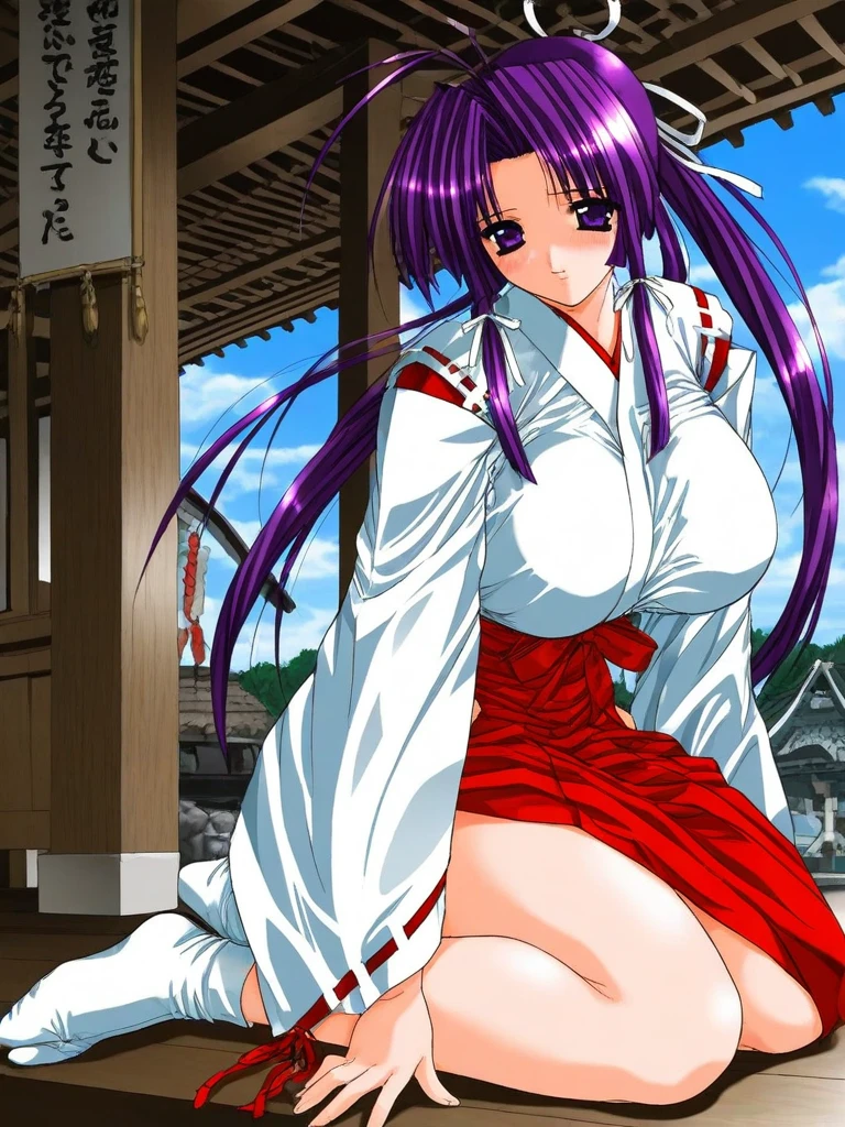巫女の女の子 Miko-Girl (amorous-shrine/orimiya_mai) illustrious illustrious_XL