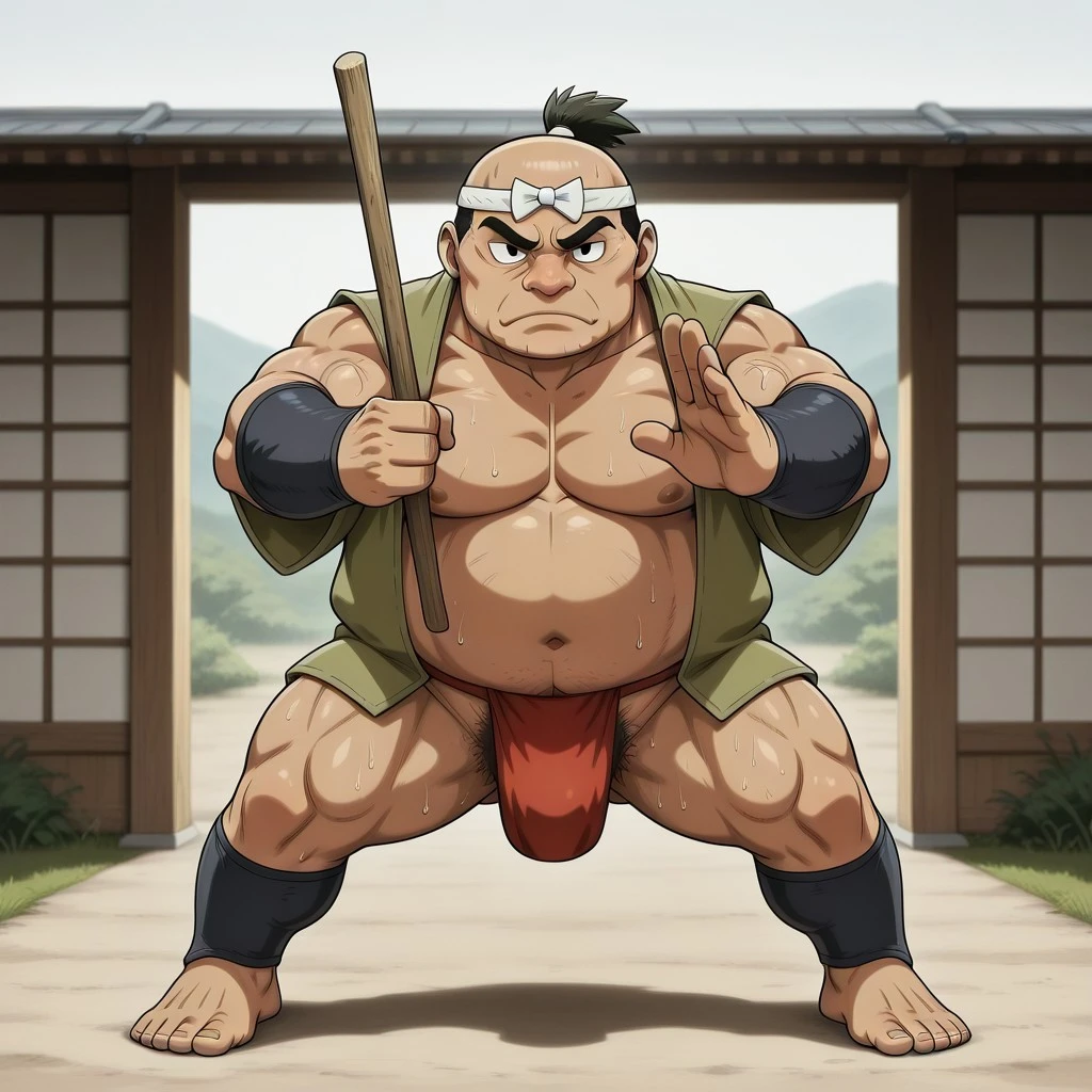 middle-aged men in old Japan V1