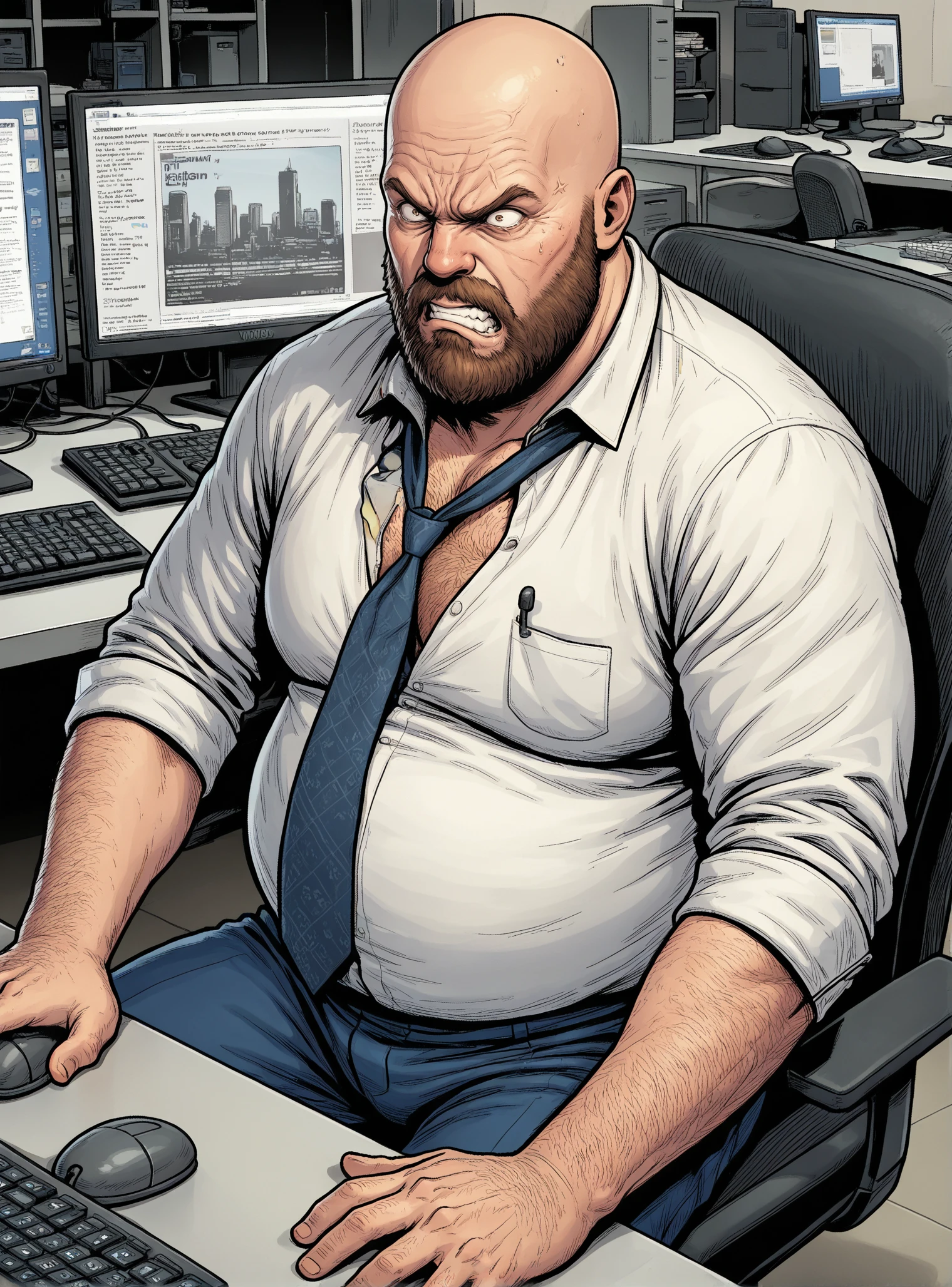 Oliver Zelmen (Fat man) for Action Figures 2125 V1