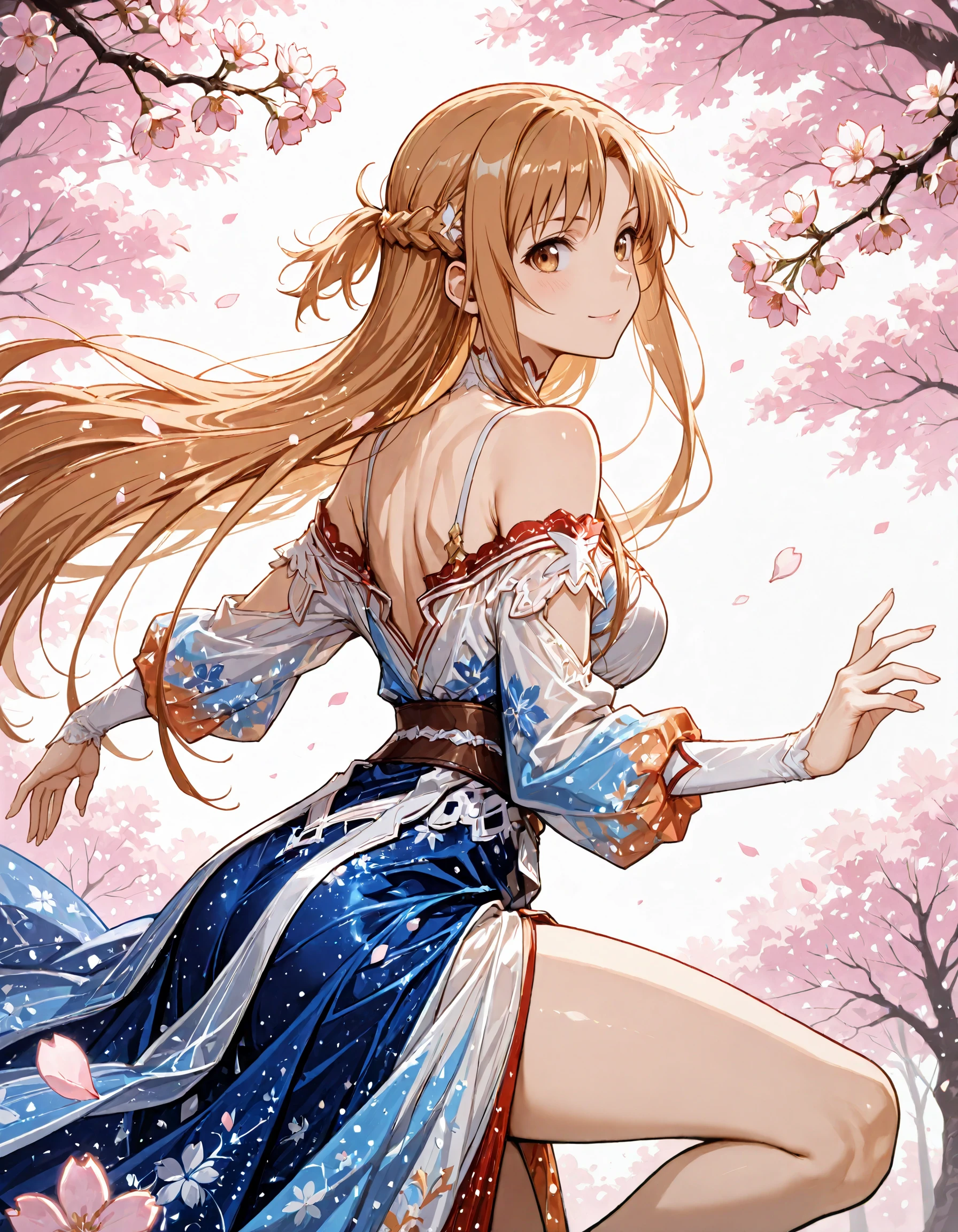 Celestial Petal Gown illust