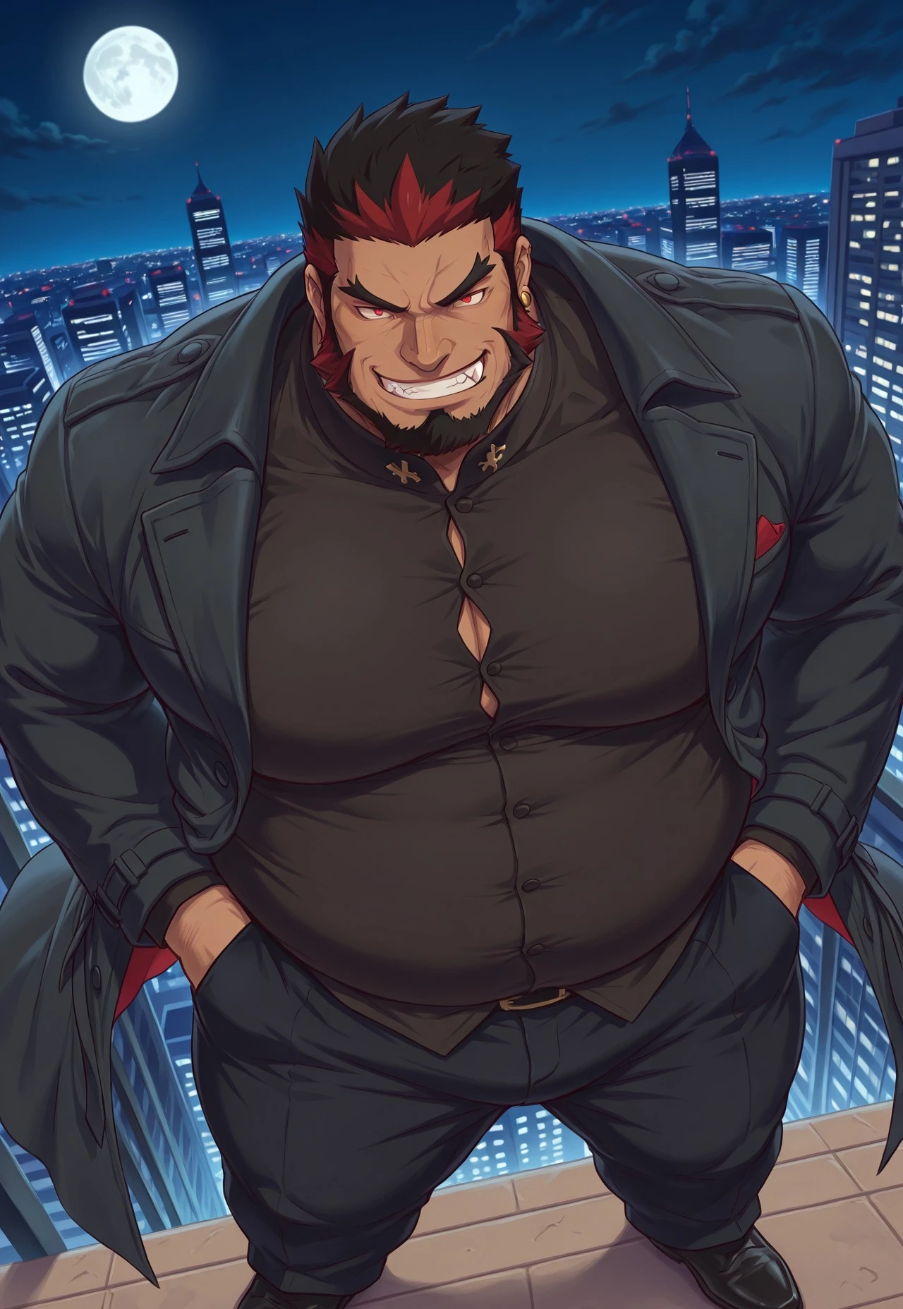 The Black-Red Guy - OC form @Kagemaru321 V1