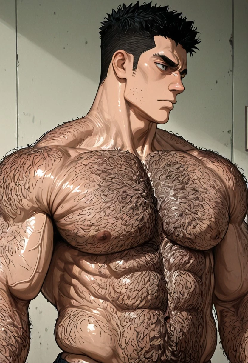 Dense Body Hair Masculine Ultra Hirsute Male