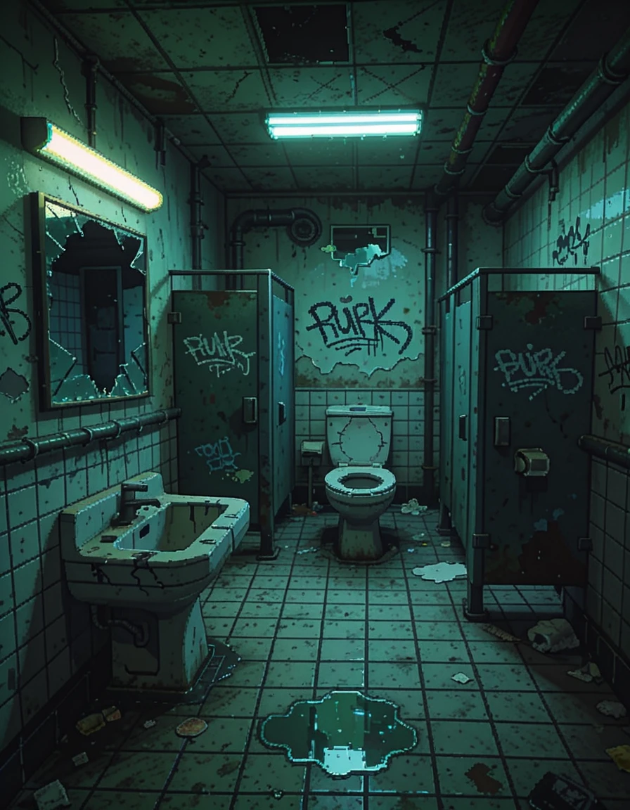 dirty public restroom illu v1.0