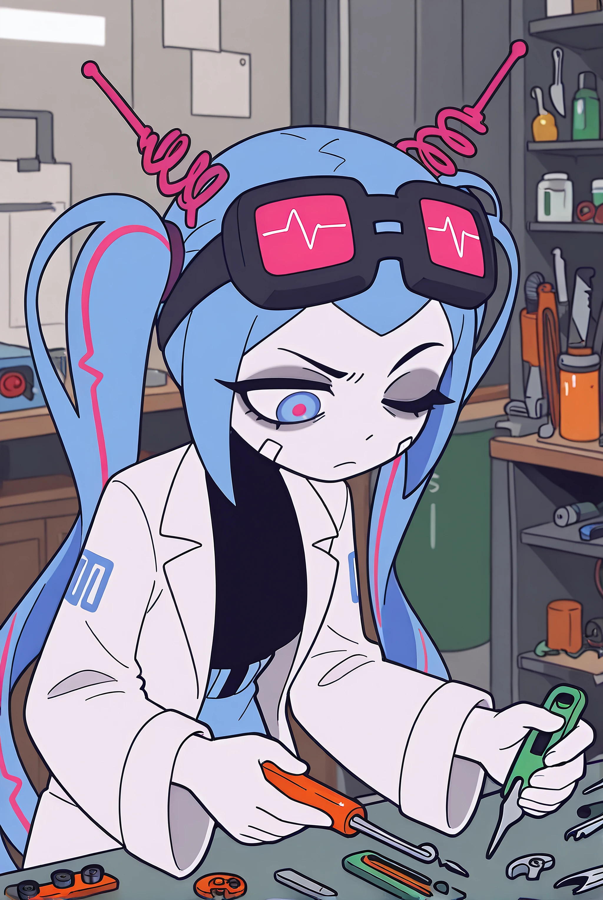 Hatsune Miku | Signaling | 次元通信 | vocaloid | IllustriousXL v1.0 	Illustrious