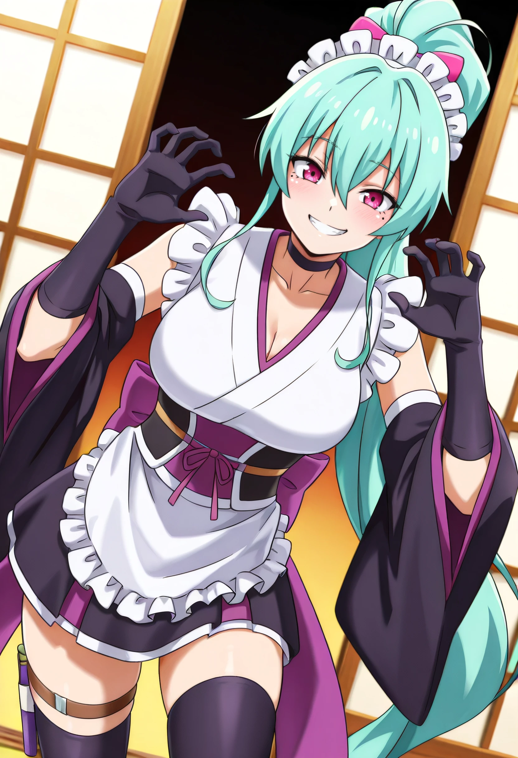 Ayame Momochi - NEET Kunoichi to Nazeka Dousei Hajimemashita (I'm Living with an Otaku NEET Kunoichi) - 5 Outfits - Illustrious/SDXL v1.0