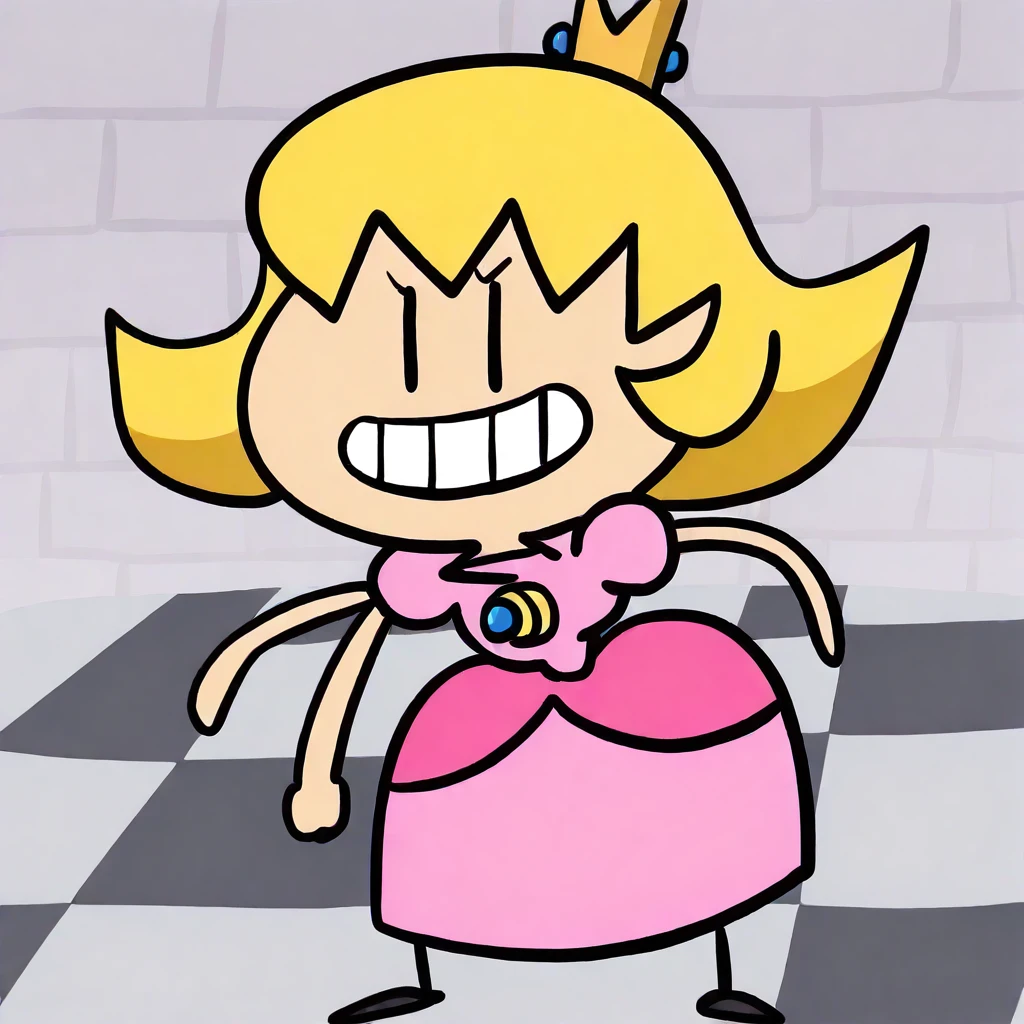 Princess Peach (Terminalmontage Style) - Super Mario Bros Series V1