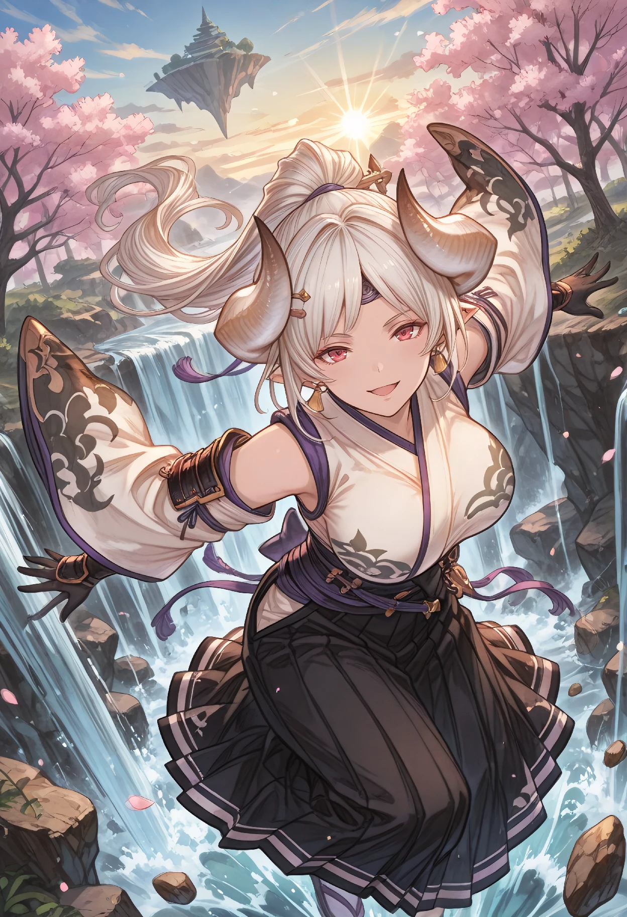 Granblue Fantasy (グランブルーファンタジー) ~ Azusa - アズサ [2 Outfits] Version 1
