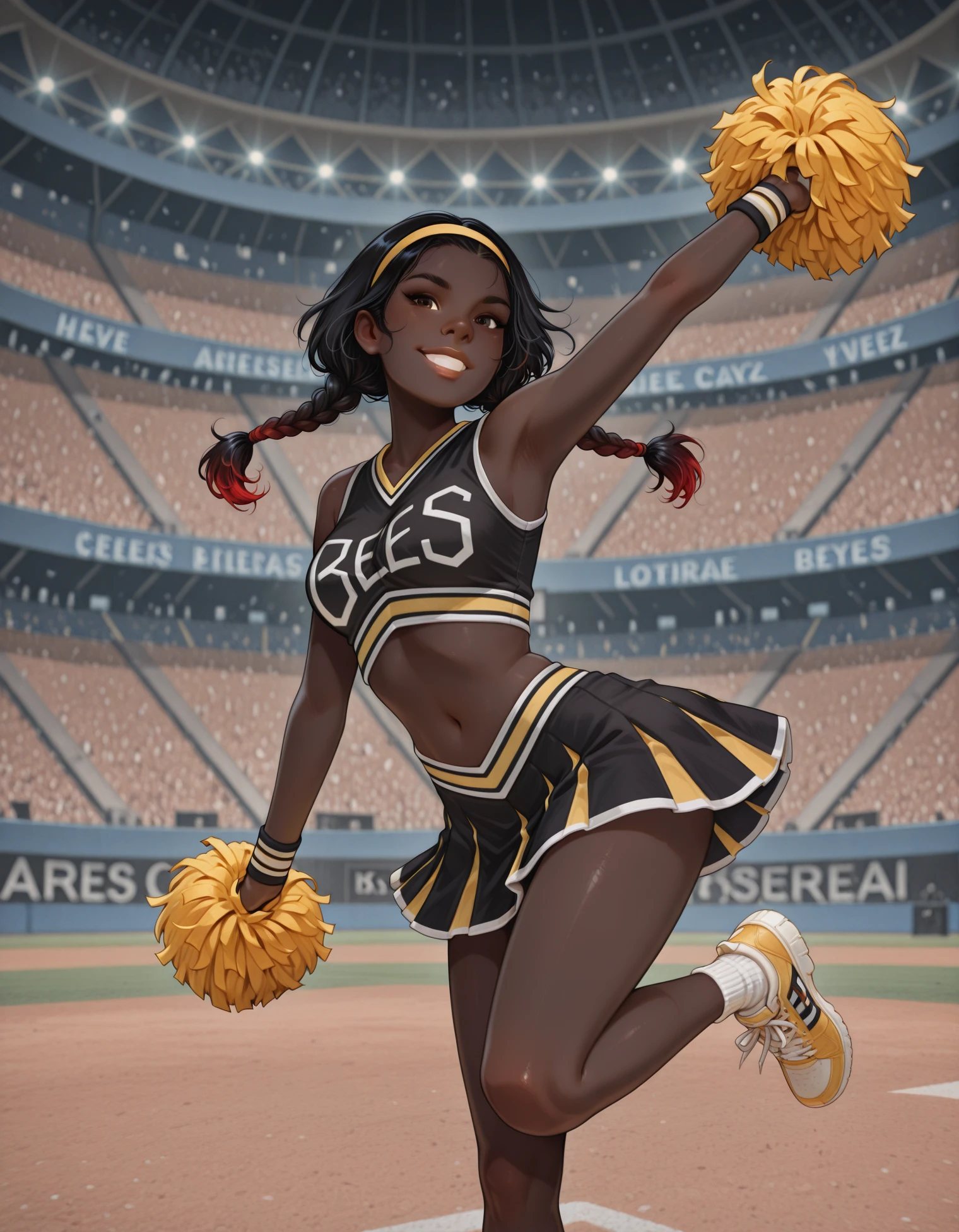 Bees Cheerleader Uniform V3 IL V1