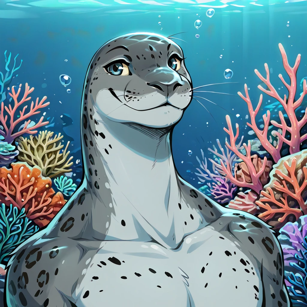 Anthro Leopard Seal V1