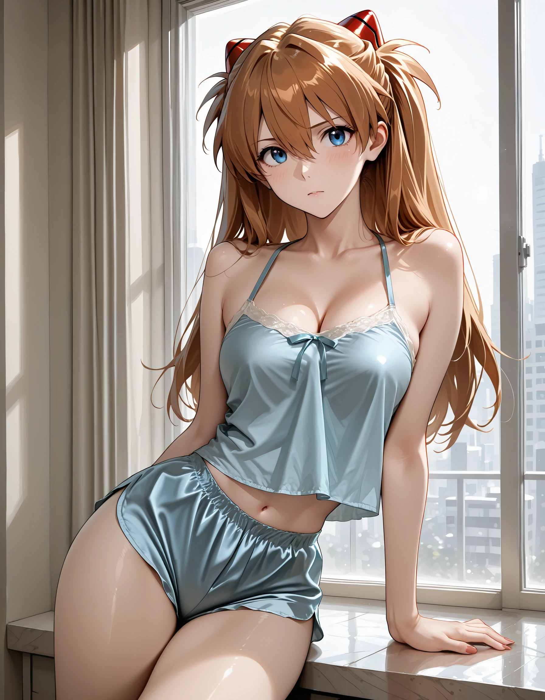 Satin Loungewear Camisole & Shorts