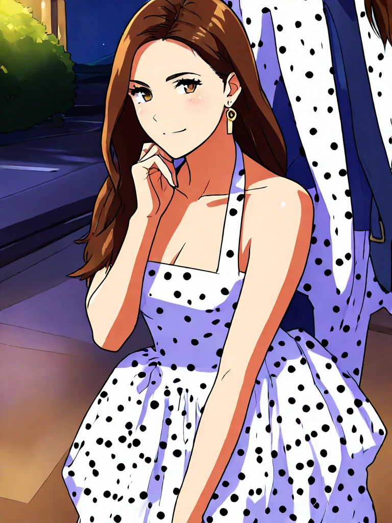 White Polka Dot Halter - IL IL