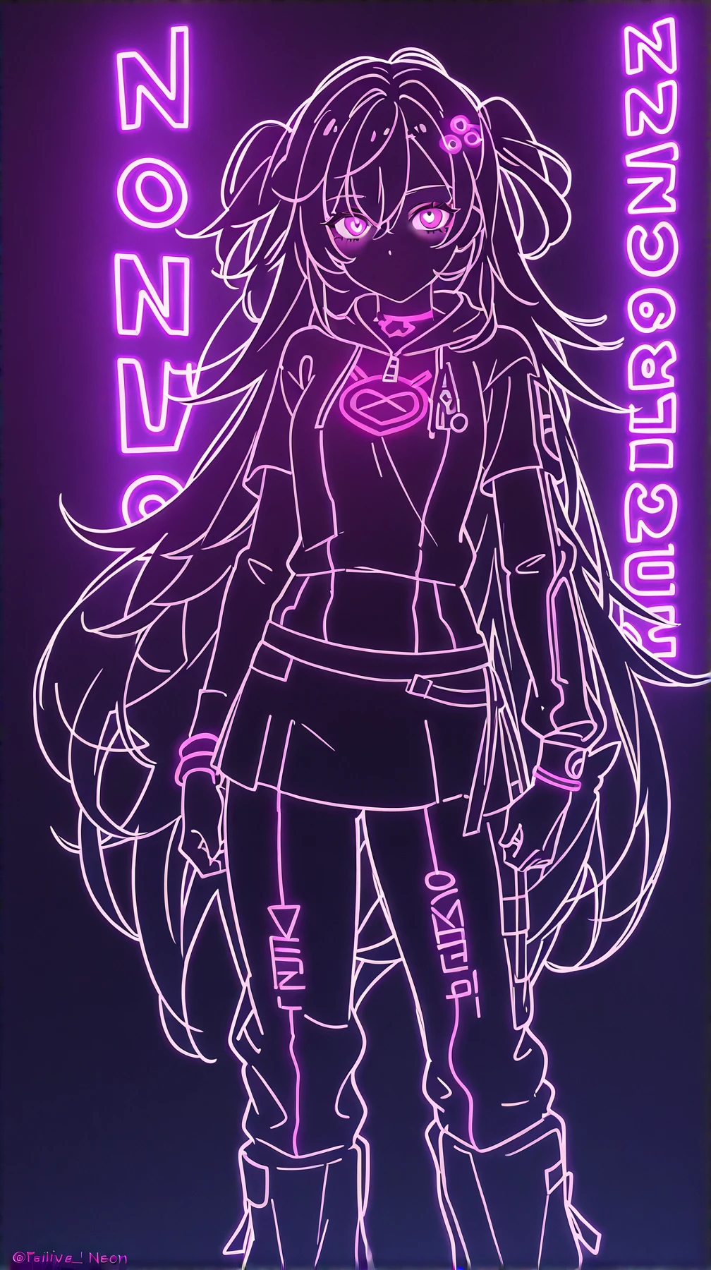 HTRP Neon Outline (pre alpha) VR. Pre Alpha