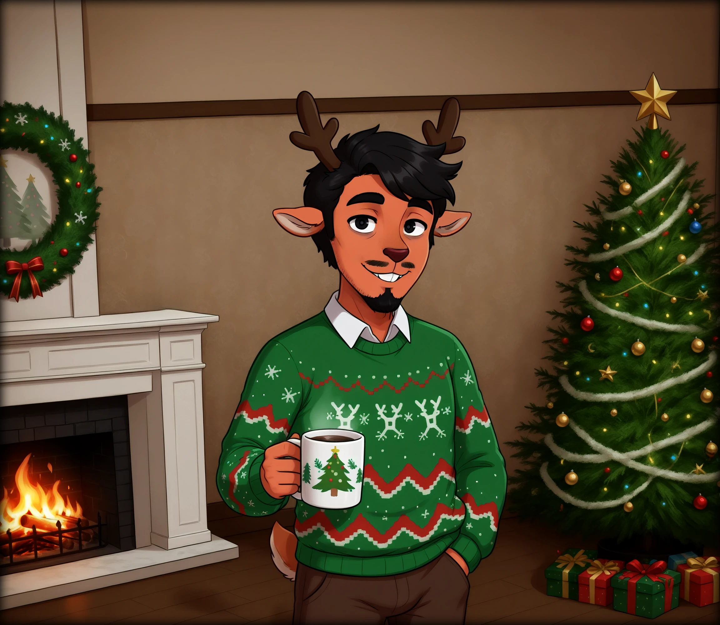 Rudy Holiday - Deltarune (Character) (NAI) 1800 steps