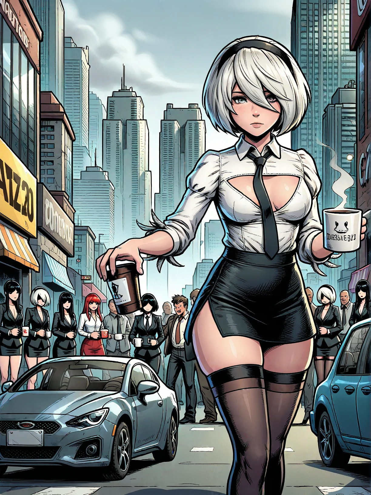 Comics Style for Defeated Heroines and Action Toys V1