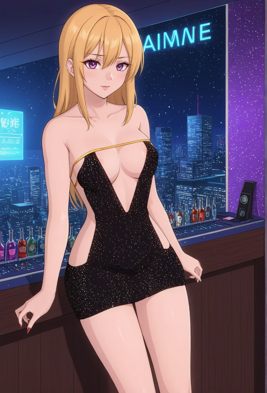 Pleiades Halter Dress V1