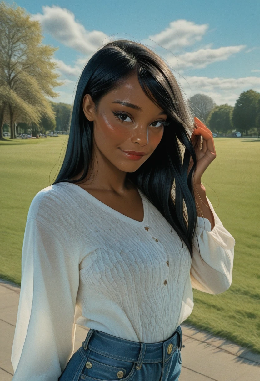 Lady Lotus (Black Skull Art Style) V1