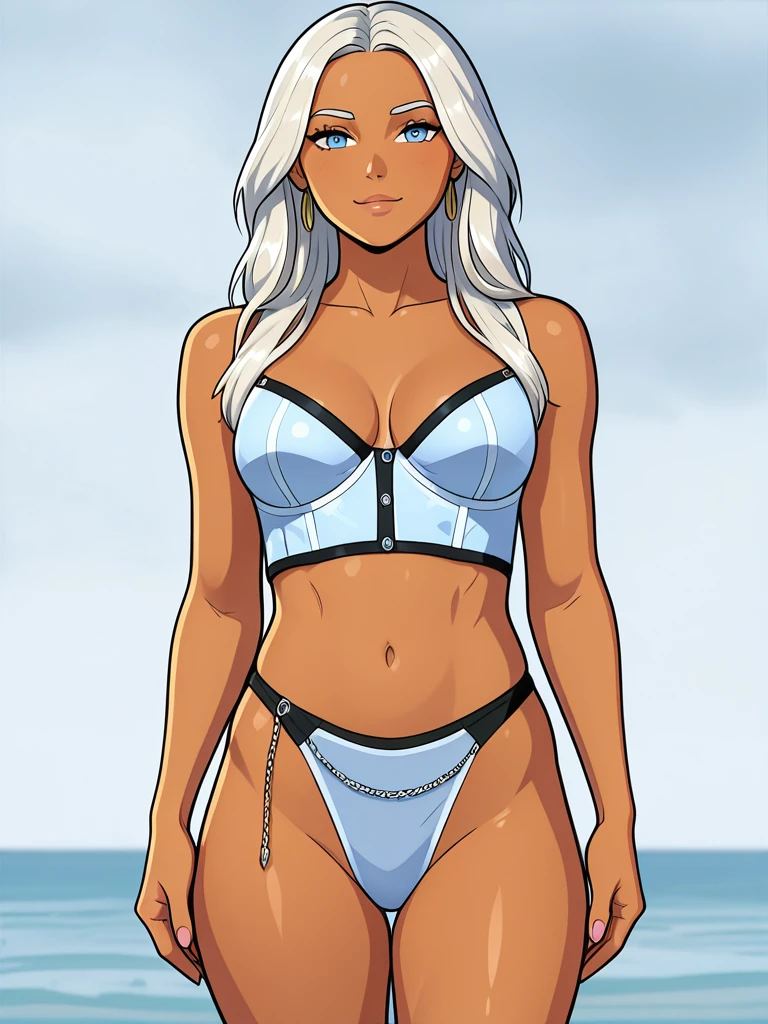 Light Blue Bustier  Set - IL IL